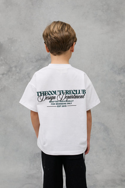 JNR DESIGN DEPARTMENT GRAPHIC T-SHIRT - WHITE