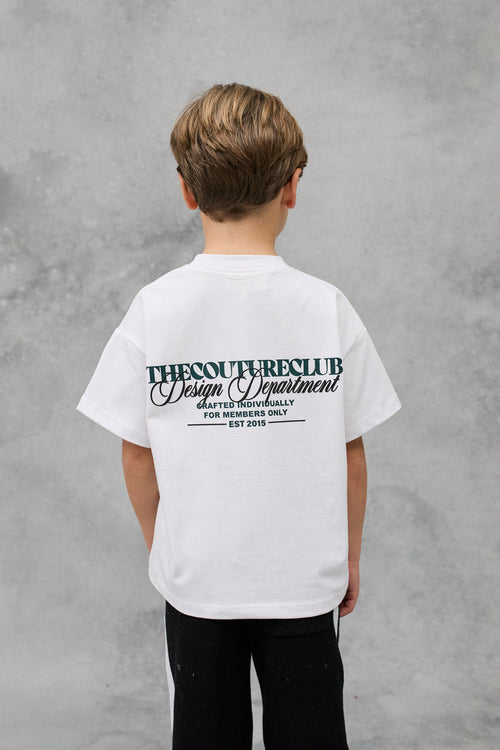 JNR DESIGN DEPARTMENT GRAPHIC T-SHIRT - WHITE