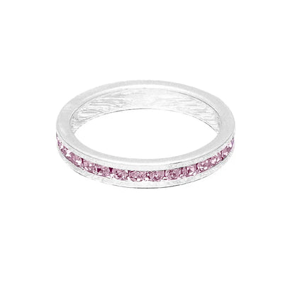 June (Alexandrite) White Gold Ring | Size 5