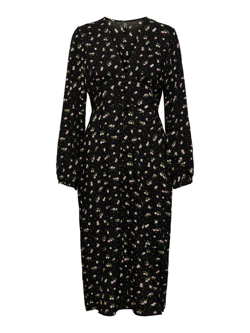 Kennedy Dress (Black Flower)