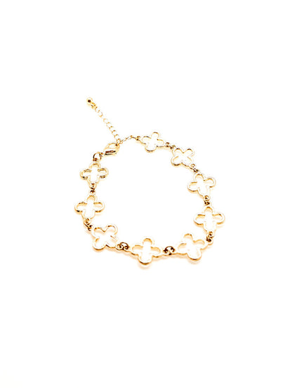Kim Clover Chain Bracelet