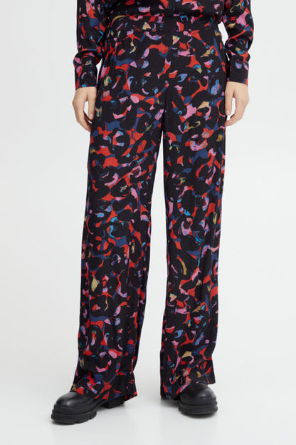 Kimli Trousers (Poppy Red Print Mix)