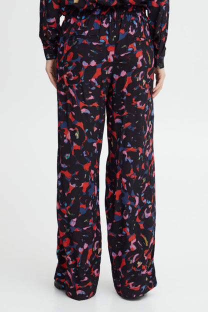 Kimli Trousers (Poppy Red Print Mix)