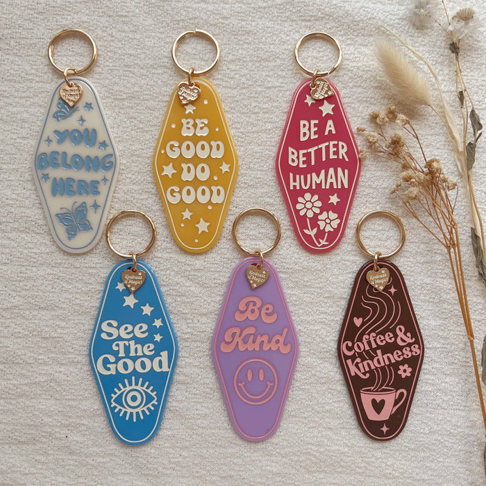 Kindness is Magic - Inspirational Motel Keychains