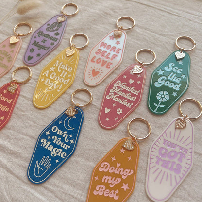 Kindness is Magic - Inspirational Motel Keychains