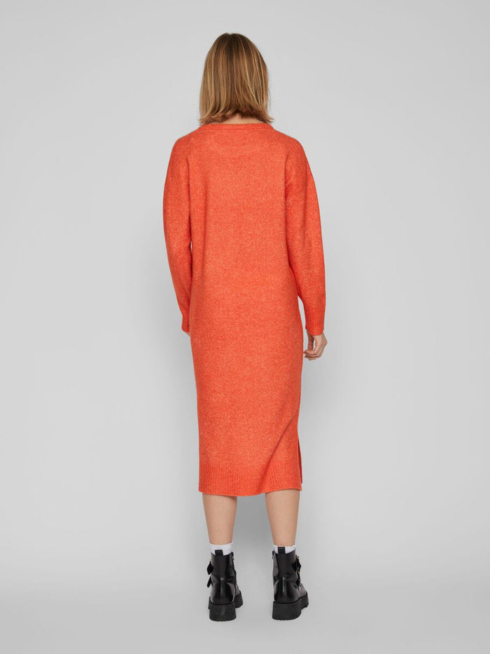 Kneela Knit Midi Dress (Tigerlily/Melange)