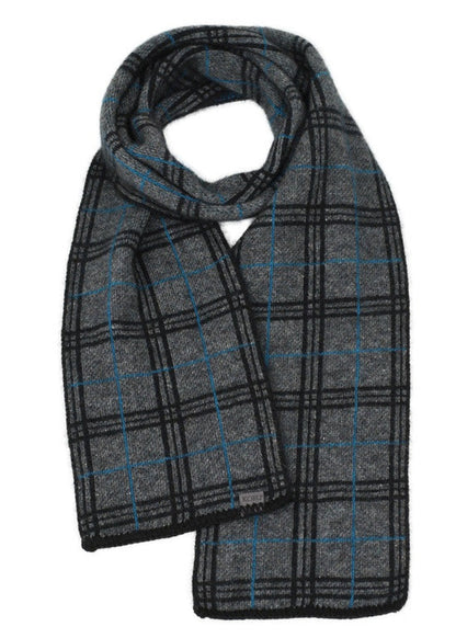 Possum and Merino  KO158 Tartan Scarf - A plain scarf using an open tartan pattern.  One size only  Made proudly in New Zealand from a premium blend of 40% possum fur, 50% merino lambswool & 10% mulberry silk.
