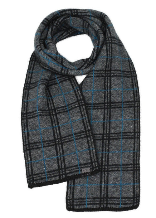 Possum and Merino  KO158 Tartan Scarf - A plain scarf using an open tartan pattern.  One size only  Made proudly in New Zealand from a premium blend of 40% possum fur, 50% merino lambswool & 10% mulberry silk.