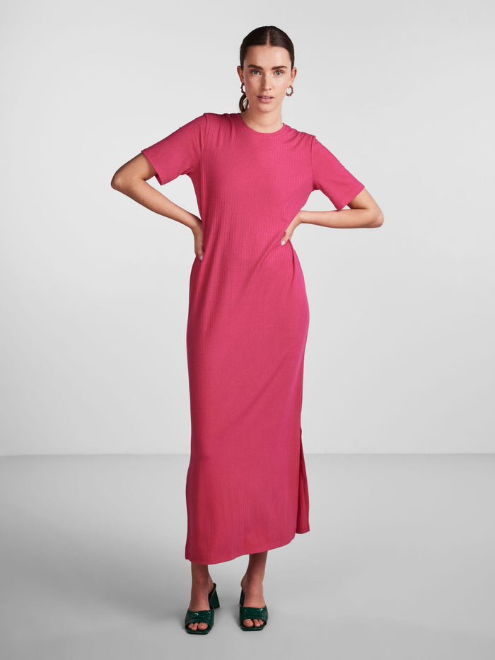 KYLIE ANKLE DRESS (BEETROOT PURPLE)