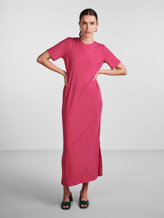 KYLIE ANKLE DRESS (BEETROOT PURPLE)