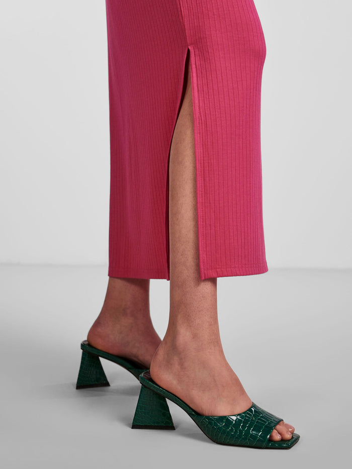 KYLIE ANKLE DRESS (BEETROOT PURPLE)