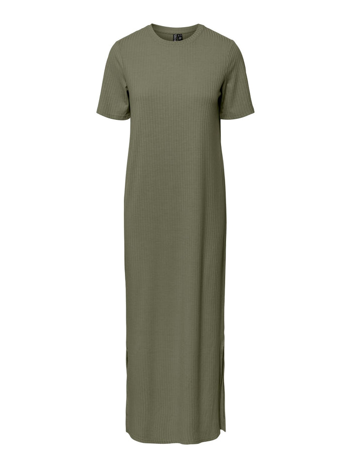 Kylie Ankle Dress (Deep Lichen Green)