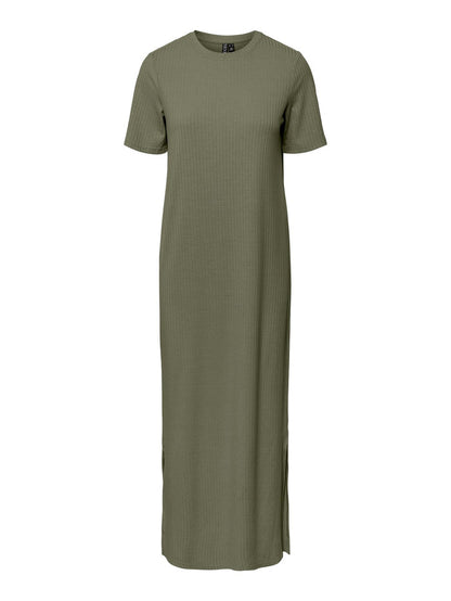 Kylie Ankle Dress (Deep Lichen Green)