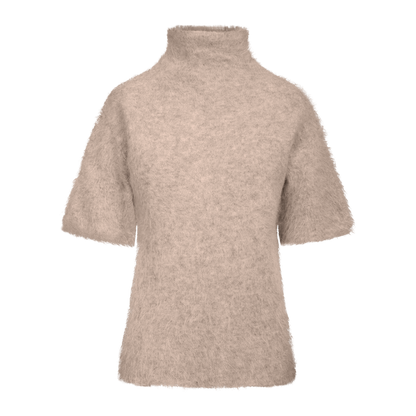 Urban Pioneers Female Leah SS Turtleneck SWEATER DARK SAND