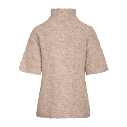 Urban Pioneers Female Leah SS Turtleneck SWEATER DARK SAND