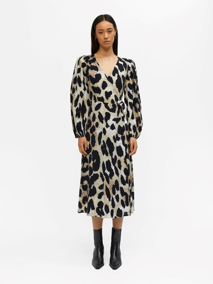 Leonie Wrap Midi Dress