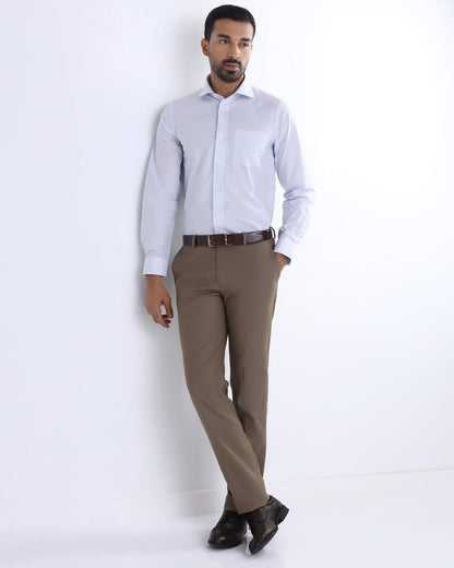 Light Blue Non Iron Printed Shirt - Erol