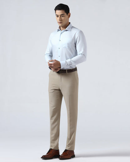 Light Blue Non Iron Textured Shirt - P31