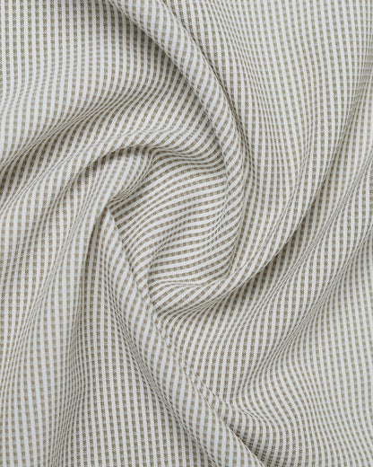 Light Olive Non Iron Textured Shirt - Rise E