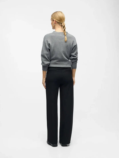 Lissey Wide Leg Pants (Black)