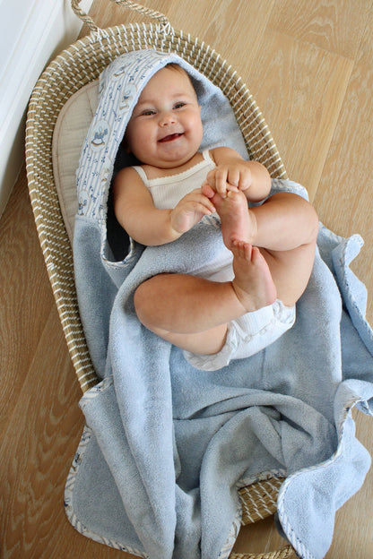 Little Threads Rocking Horse Hooded Bath Towel
