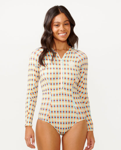 LOTTIE CHECK LS UPF SURFSUIT