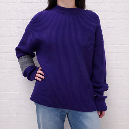 LOUIS VUITTON PURPLE LIMITED EDITION  SWEATER - SIZE XS (OVERSIZED)