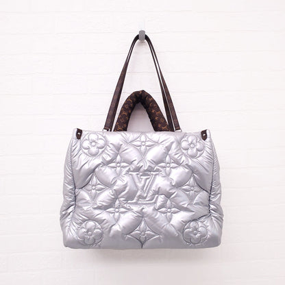 LOUIS VUITTON SILVER MONOGRAM PILLOW ONTHEGO GM TOTE