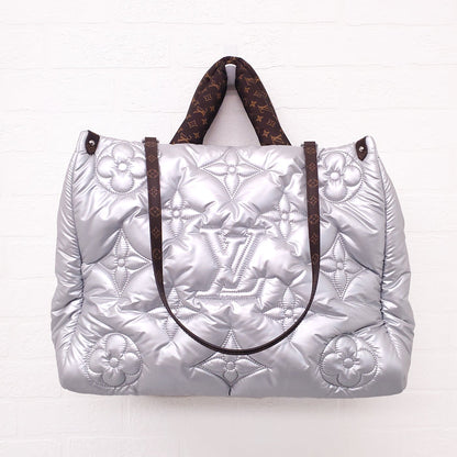LOUIS VUITTON SILVER MONOGRAM PILLOW ONTHEGO GM TOTE