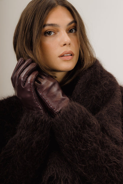 Urban Pioneers Female Lucy Glove GLOVES AND MITTENS BURGUNDY