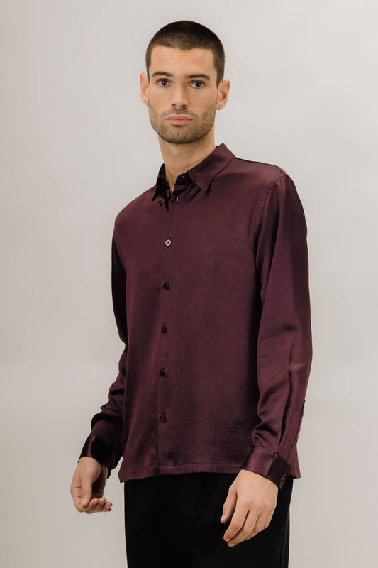 Urban Pioneers Male Lysander LS Shirt SHIRT FUDGE