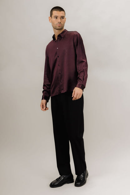 Urban Pioneers Male Lysander LS Shirt SHIRT FUDGE
