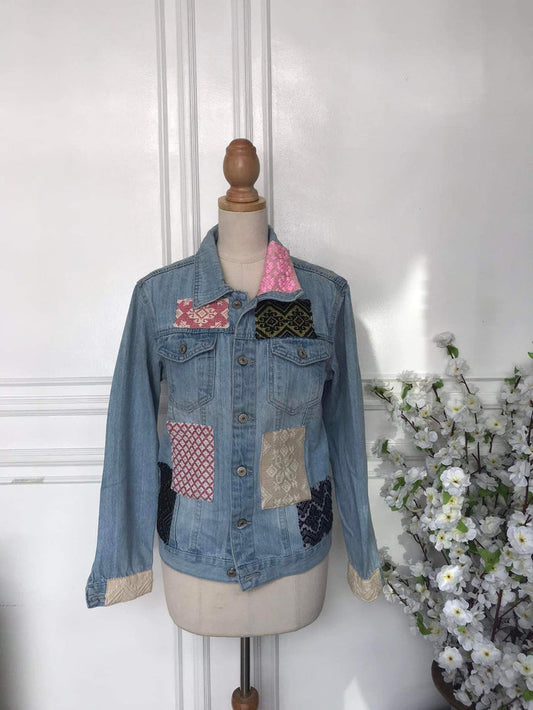 (m) - Denim Patch Jacket