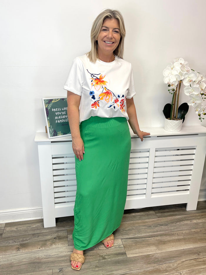 Mani Long Skirt (Kelly Green)