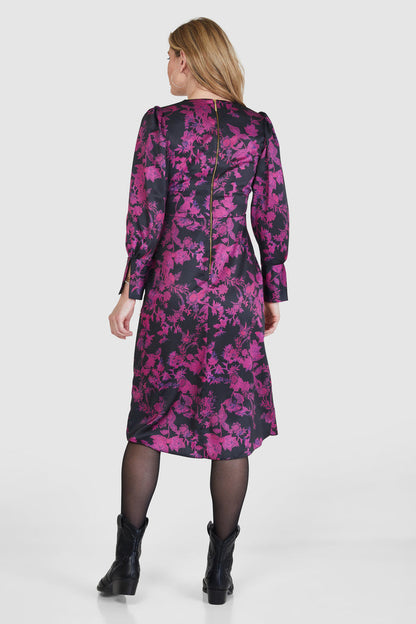 Maura Midi Dress (Black)