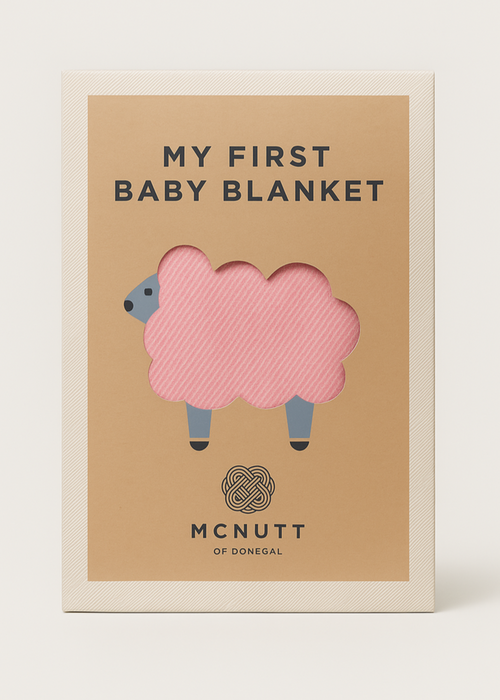 McNutt Baby Blanket | Flamingo Pink