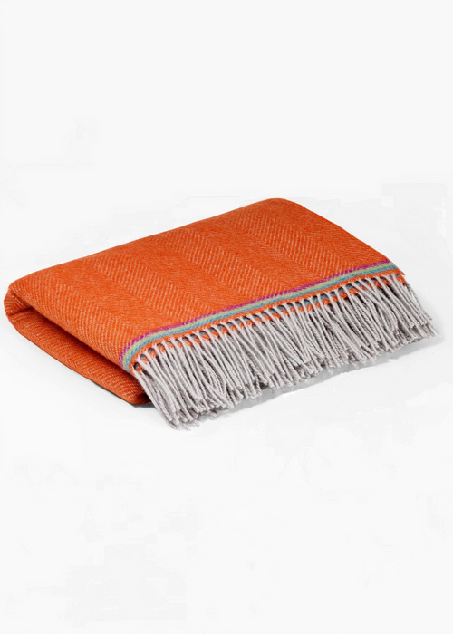 McNutt Mini Blanket | Orange Peel