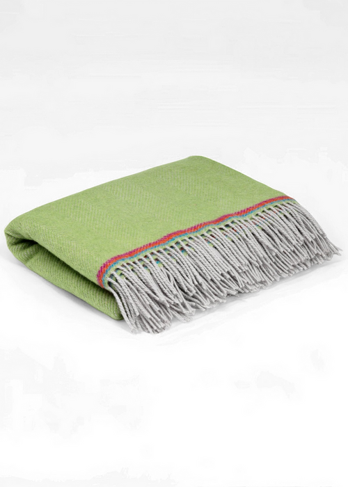 McNutt Mini Blanket | Parrot Green
