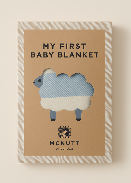 McNutt Baby Blanket | Whispering Blue