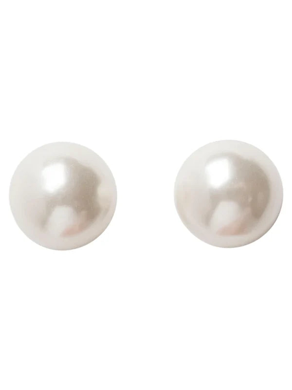 MEDIO STUD EARRINGS (WHITECAP GRAY)