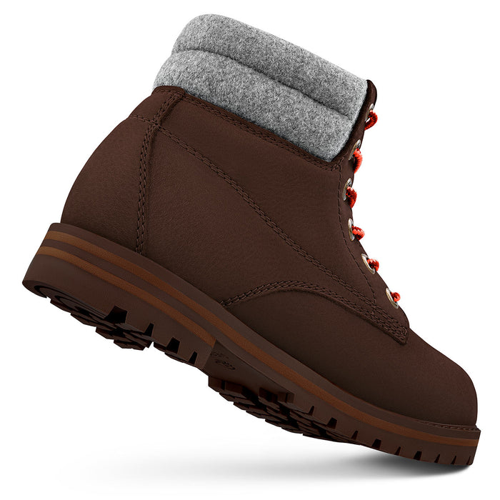 Giesswein Merino Leather Boot W - brun foncé 275