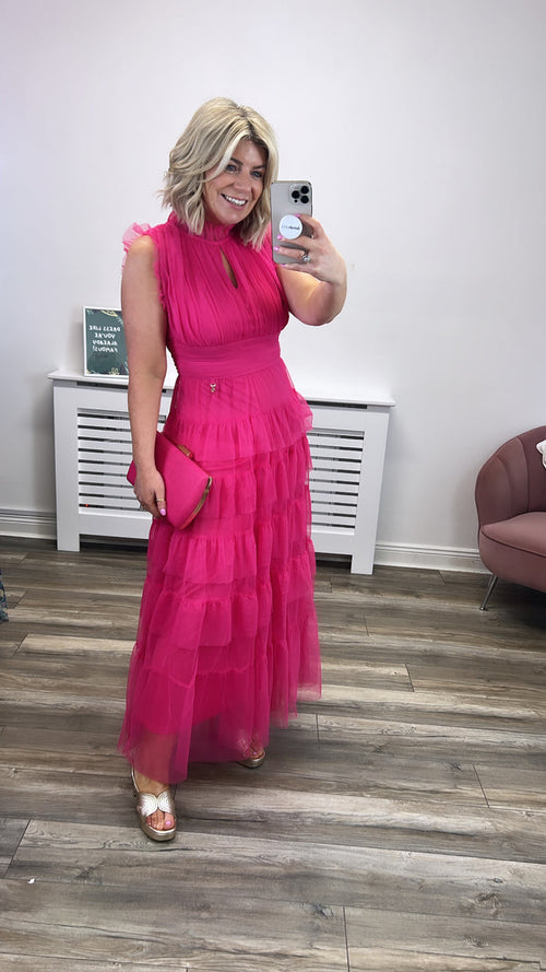 Metis Dress (Fuxia)