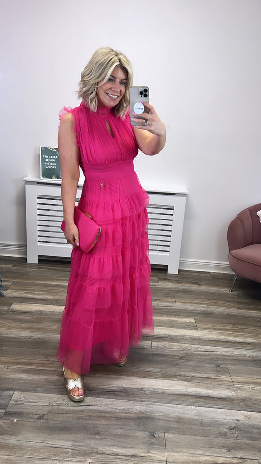Metis Dress (Fuxia)