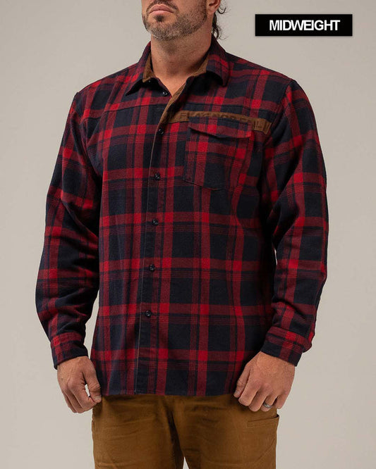 MIDWEIGHT FOREVER FLANNEL - RED