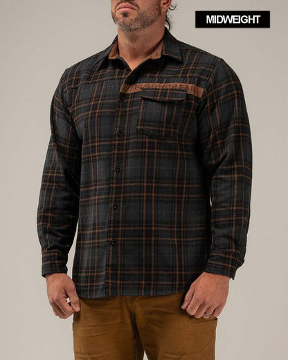MIDWEIGHT FOREVER FLANNEL-NAVY