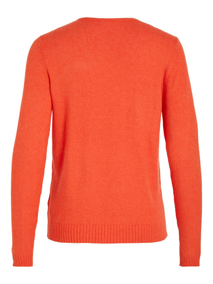 Miela V-Neck Jumper (Tigerlily DARK MELANGE)