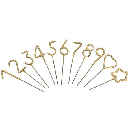 Mini Gold Sparklers 4"