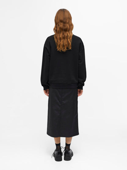MORA OVERSIZE SWEATSHIRT (BLACK)
