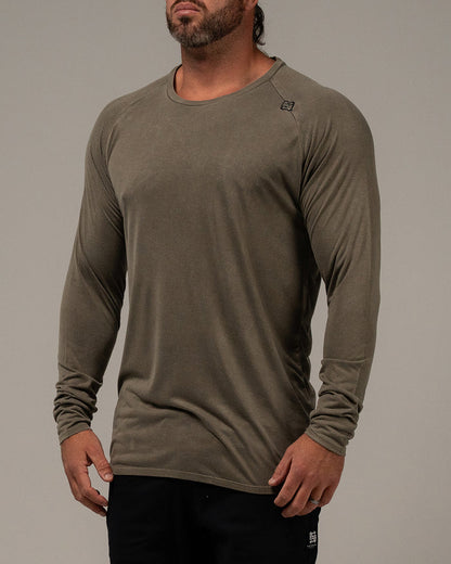 MOTO LONG SLEEVE - OLIVE