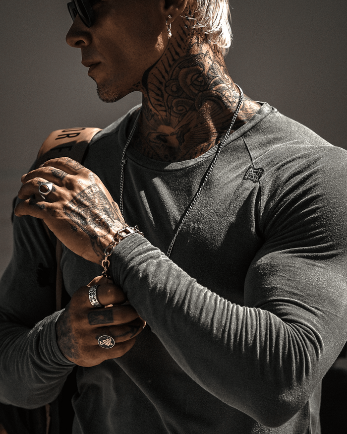 MOTO LONG SLEEVE - OLIVE